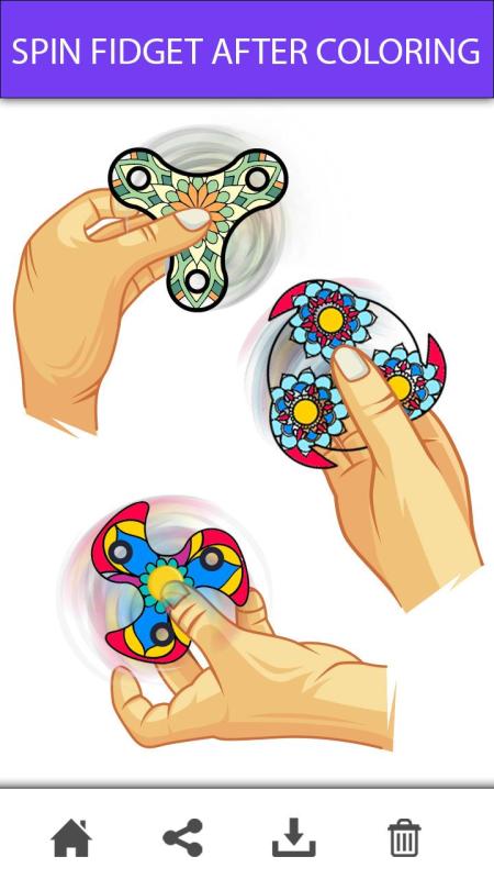 填色本 - Fidget Spinner截圖4