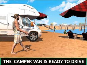 Camper Van Trailer Truck Driving Simulator截图5