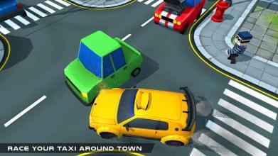 出租车模拟器：块车出租车游戏截图5