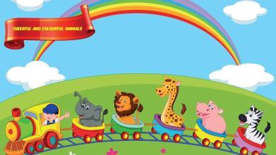 Funny Animals Train Adventure: Memory game截图5