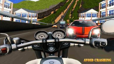 Highway Bike Rider - Motorcycle Traffic Racer 3D截图5