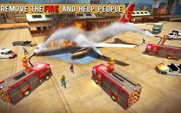 Fire Fighter Truck Real City Heroes截图1