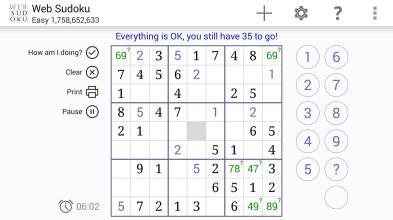 Web Sudoku截图4