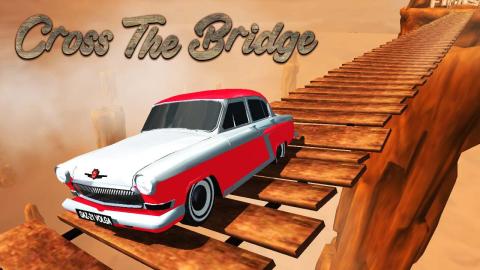 Cross the Bridge - Vintage Car Driving Game截图5