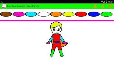 superheros coloring pages book for kids截图5