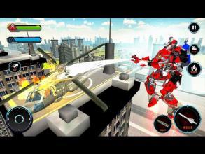 Flying Robot FireFighter: Truck Transform Game截图5