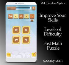 Math Puzzles - Algebra Game, Mathematic Arithmetic截图5