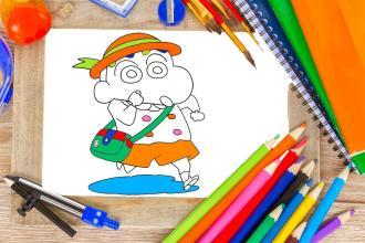 coloring game for Shinchan截图5