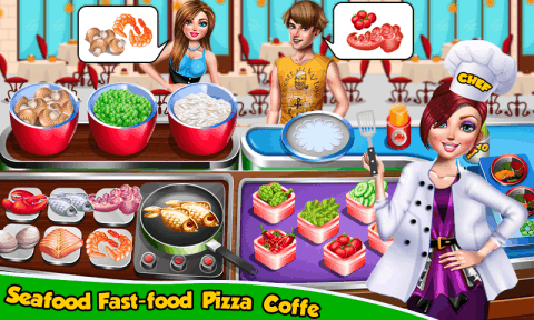 烹饪时间 - 食物游戏截图5