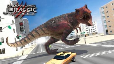 DINOSAUR GAMES : JURASSIC T-REX DINOSAUR SIMULATOR截图5