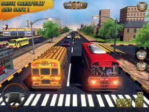 高中巴士司机：巴士运输游戏截图2