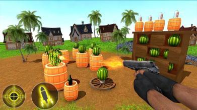 西瓜射手：免费水果射击游戏2018年截图