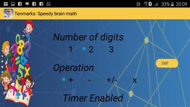 Tenmarks: Speedy brain math截图5