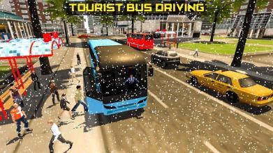 教练巴士模拟器2018年：纽约市巴士司机截图3