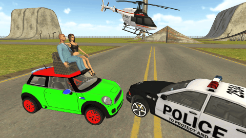 Pick Up Girls Mini Car: City Police Chase截图5
