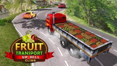 Fruit Transporter Up Hill Climb Truck Simulator 3D截图5