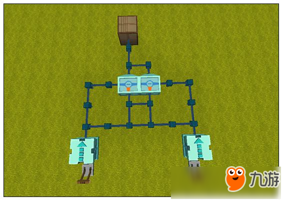 迷你世界算法器双控开关教程