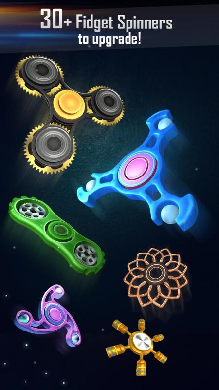 Fidget Spinner Game 3D截图2