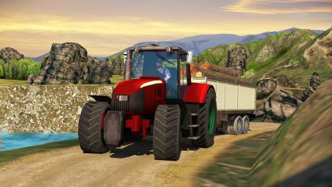 Cargo Tractor Simulator: Hill Climb Transport截图5