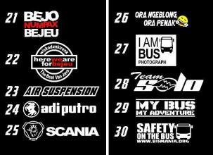 Kumpulan Stiker BUSSID截图5