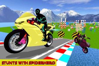 Superheroes Stunts Racing Game截图5