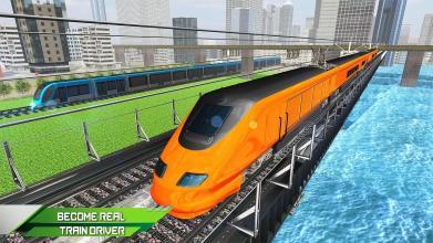 城市火车模拟器2018年：免费火车游戏截图1