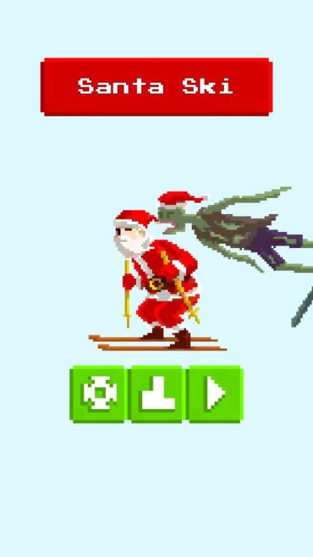 圣诞老人和僵尸的滑雪大战截图4