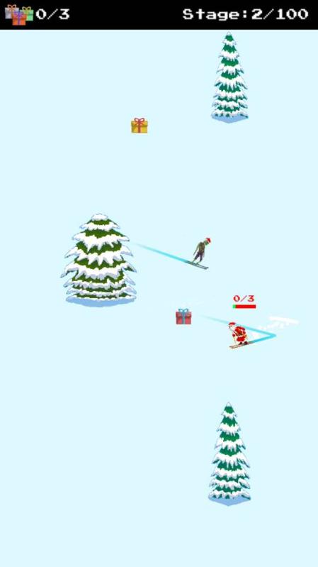 圣诞老人和僵尸的滑雪大战截图2