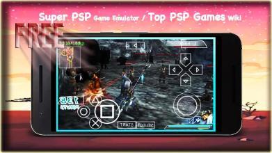 PSP和模拟器高清游戏的Android和PlayStation截图1