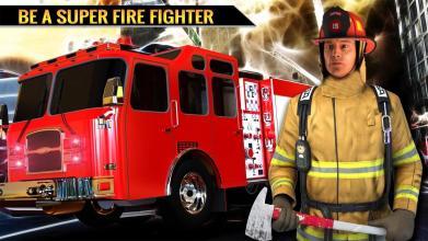 Real City Heroes Fire Fighter Games 2018 *截图5