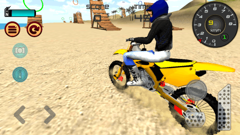 Motocross Beach Jumping 3D截图3