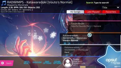 Opsu!(Beatmap player for Android)截图5