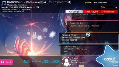 Opsu!(Beatmap player for Android)截圖4