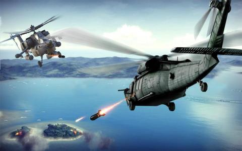 Army Gunship Helicopter Games Simulator Battle War截图1