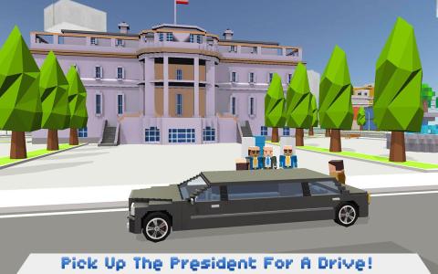 Mr. Blocky White House Driver截圖4