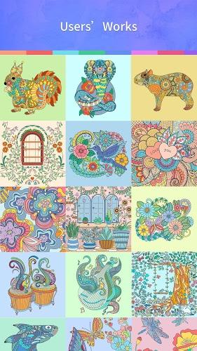 Coloring Book Adults & Kids截图5