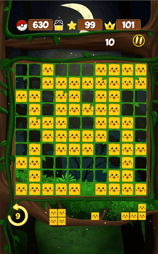 BlockPuzzle Pikachu 块拼图皮卡丘在森林里截图5