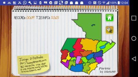 Juego Mapa de Guatemala截图3