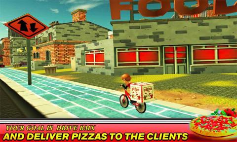 BMX Bicycle Pizza Delivery Boy截图5