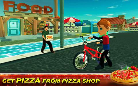 BMX Bicycle Pizza Delivery Boy截图2