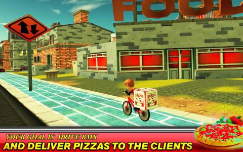 BMX Bicycle Pizza Delivery Boy截图