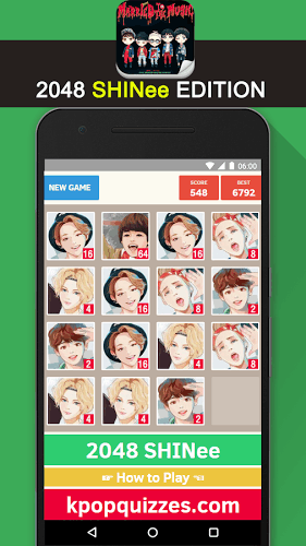 2048 SHINee KPop Game截图5