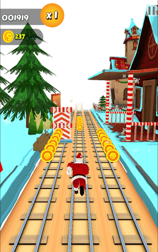 Subway Santa Claus Xmas Surf截图5