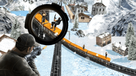 Advance Train Sniper Shooter截图5