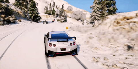 GTR Driving Nissan Winter截图5