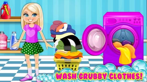 Kids Ironing & Laundry Cleanup截图5