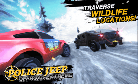 Police Jeep Offroad Extreme截图5