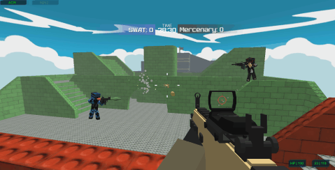 Blocky Combat SWAT 3截图5