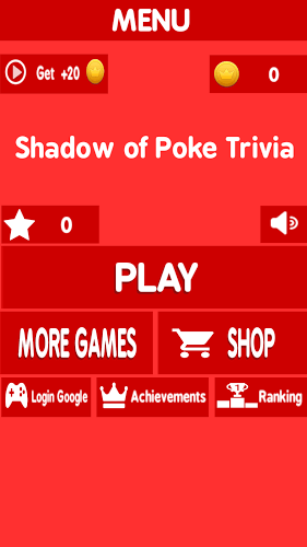 Sombras de Poke Trivia截圖5