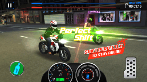 Blazing Bikers - Street Racing截图5